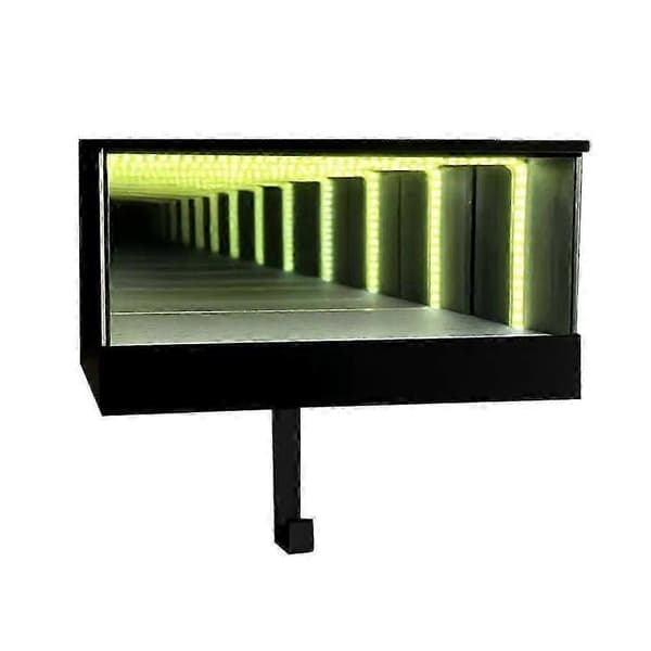 Infinity Garage Nyckelring Väggmonterad LED Spegel Nyckelhållare Bilpresent