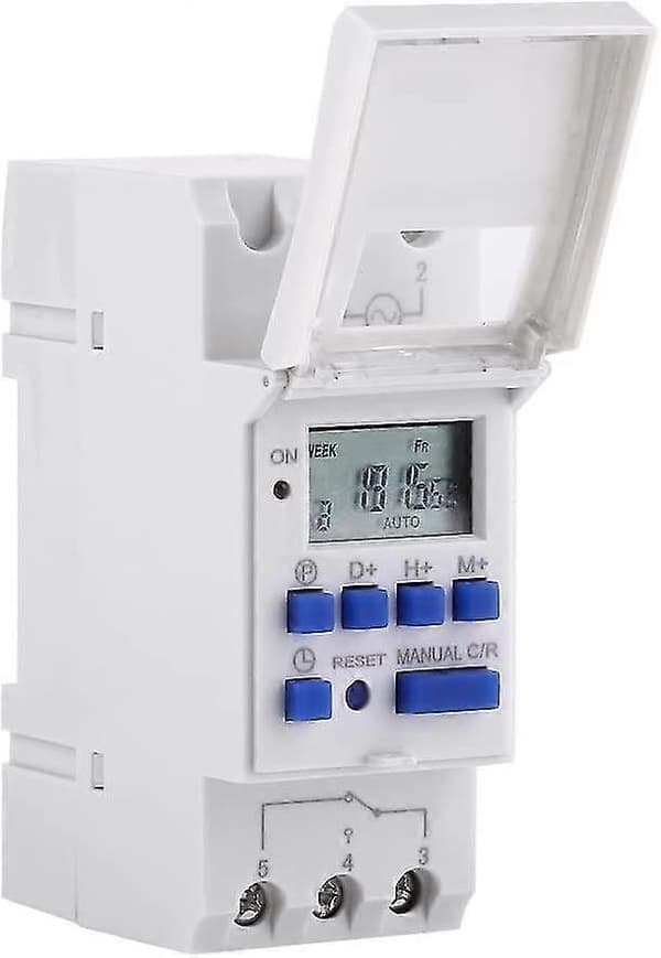 LCD Timer Ukentlig Elektrisk Timer Digital Timerbryter 15a (220v)