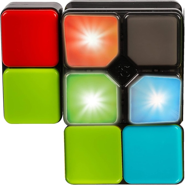 Elektronisk håndholdt spil | Vend, skub og match farverne for at slå uret - 4 spiltilstande - Multiplayer sjov