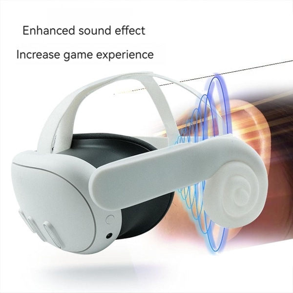 Silikon øreklokker for Meta Quest 3, Vr-hodesett til forbedret hodesettlyd, for Meta Quest 3-hodetelefonforlengelsesdeksel