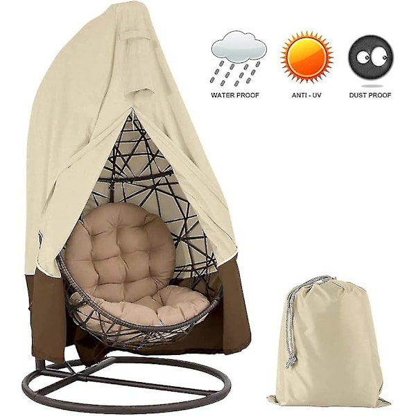 Ripustusnojatuolin suojapäällinen vetoketjulla, Premium 420D Oxford-kangas