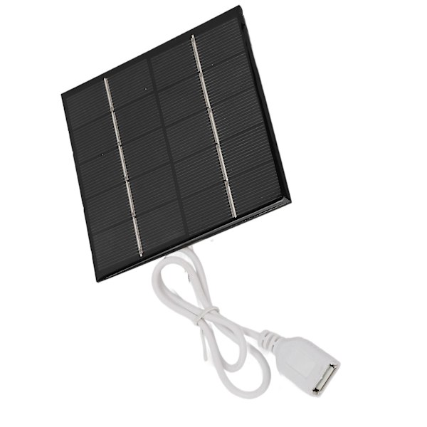 Mini USB Kannettava Kevyt Polykristallinen Piikiekko Pieni Aurinkopaneeli 5V 1.2W Matkapuhelimelle