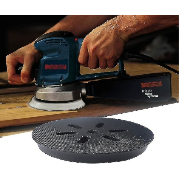 150 Mm slibeplade - Til Bosch Random Orbit Sander Gex 150 Ac, Pex 15 Ae, Gex 150 Turbo - 150 Mm med skrue