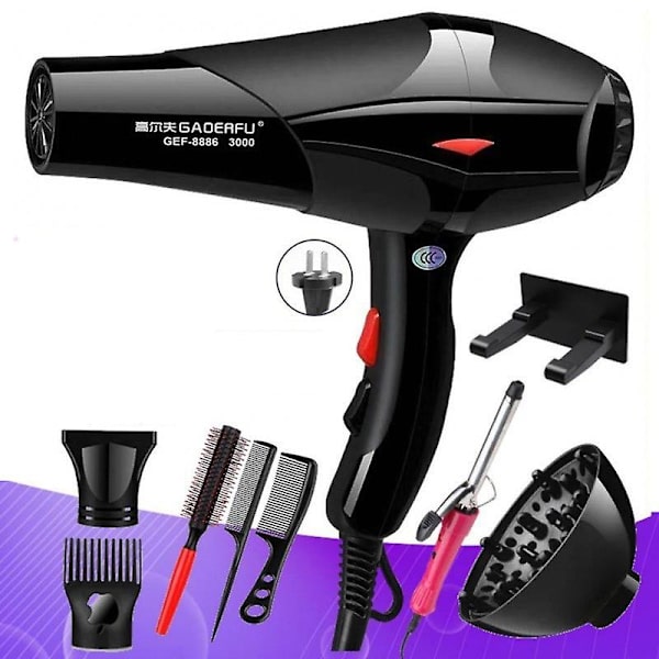 Professionel 3200w Hrtork Barber Salon Styling Værktøj Hot Cold Air Blow Dryer Houshold Quick Dry Elektrisk Hårtørrer