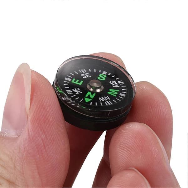 Oljefylld knappkompass - Ultrakompakt 20 mm - Mini SAS Survival