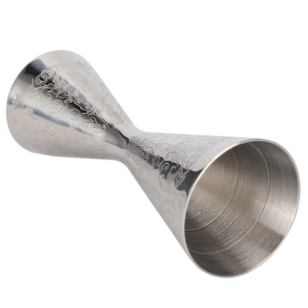 Jigger i rustfritt stål med skala - 30 ml og 45 ml målebeger for bar, bartendertilbehør