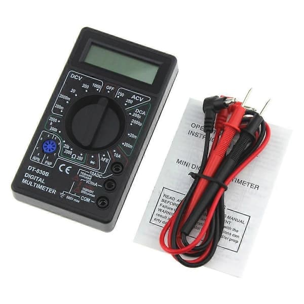 DT-830B Multimeter LCD Auto Range Digital Voltmeter Ohmmeter Tester LCD Auto