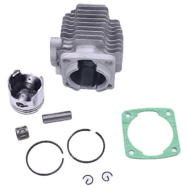 Erstatningssylinder-stempelsett for 2-takts 49cc mini-sykkel, firehjuling og ATV-motor.