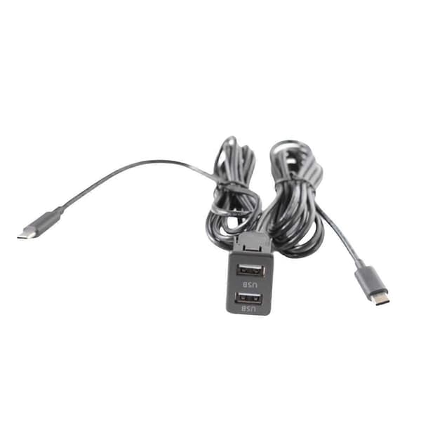 Bil Android Navigation Maskin Dubbel TYPE-C Ingång till Dubbel USB-gränssnittspanel Adapterpanel