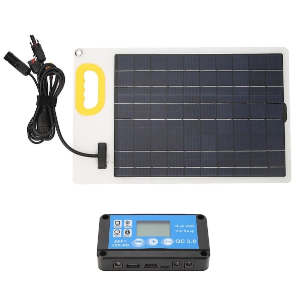 Bærbart solpanel vandtæt mppt solar-controllersæt til udendørs opladning Energiopbevaring Xt60m
