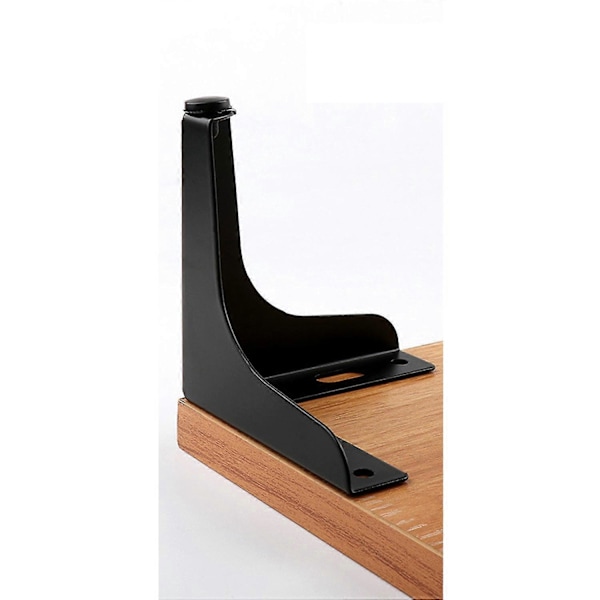4x Metal Møbelben Trekantform Moderne Stil TV Stand Sofa Skænk Skab Bord Seng Skrivebord DIY, 100mm Mat Sort Finish