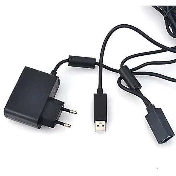 USB kabel Laddare Power Adapter Sensor Power för Xbox 360 Kinect