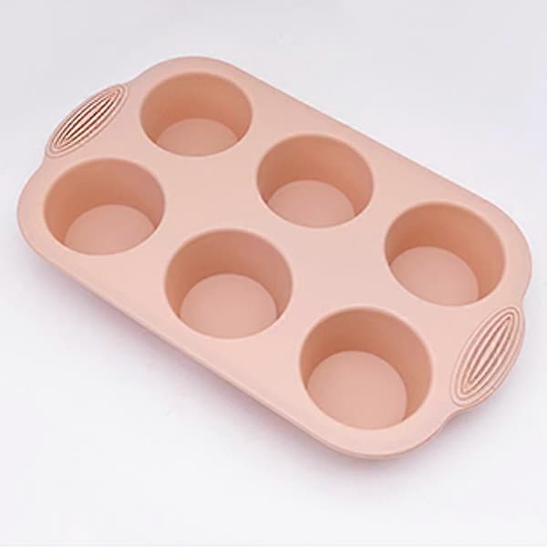 1 Silikon Kakform Bakform Köksredskap (Rosa)