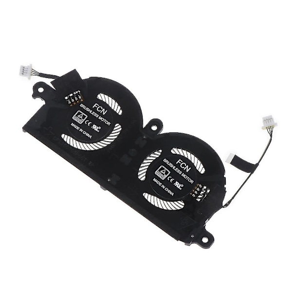 Bærbar computer Cpu Radiator Dc5v 0.40a 4pin Køleventilator Til Dell Xps 13 9370 9380 P82g