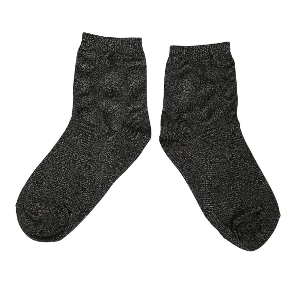 1 par sølvfiber elektrodestrømper Ledende puls-strækbare sokker til fodmassage