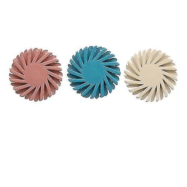 Ywbl-wh 6 Stk Blandet Dental Composite Resin Poleringsskivesett Spiral