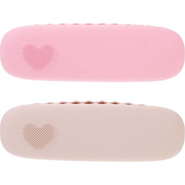 2 Pcs Silicone Makeup Brush Bag Portable Makeup Brush Organizer Travel Makeup Brush Case