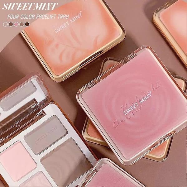 4-i-1 3D Dimensional Mat Highlighter Plade med Reparerende Integreret K6UU:K