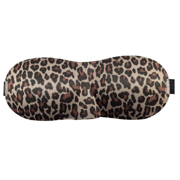 3-pakning - 3D sovemaske/øyemaske/øyemaske -Leopard