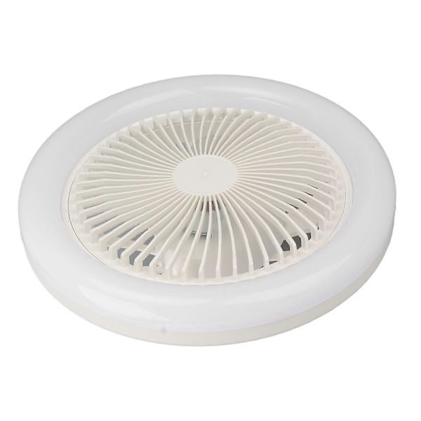9,8 tuuman LED-kattotuuletinvalo Hiljainen 3-vaihteinen kattotuuletin E27-lampulla olohuoneeseen 86265V Valkoinen