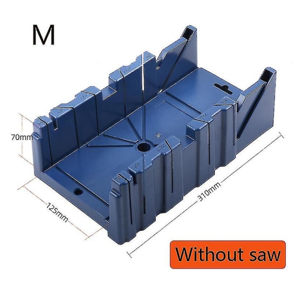 Mitre Saw Box Mutil Angle Cutting Block Tool Carpenter Crafts Frame Sawing Box(size:m)