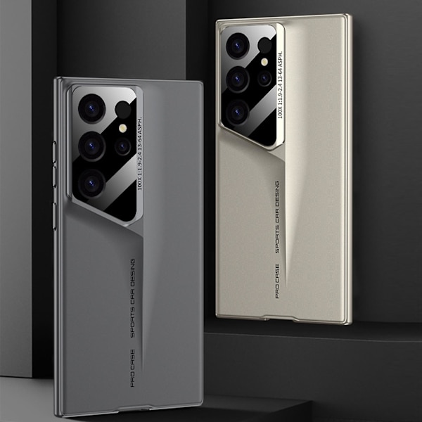 För Samsung Galaxy S24 Ultra Skal, Ultra Tunnt Slim Matt PC All-Inclusive Stötsäkert Fodral med Kameraskydd