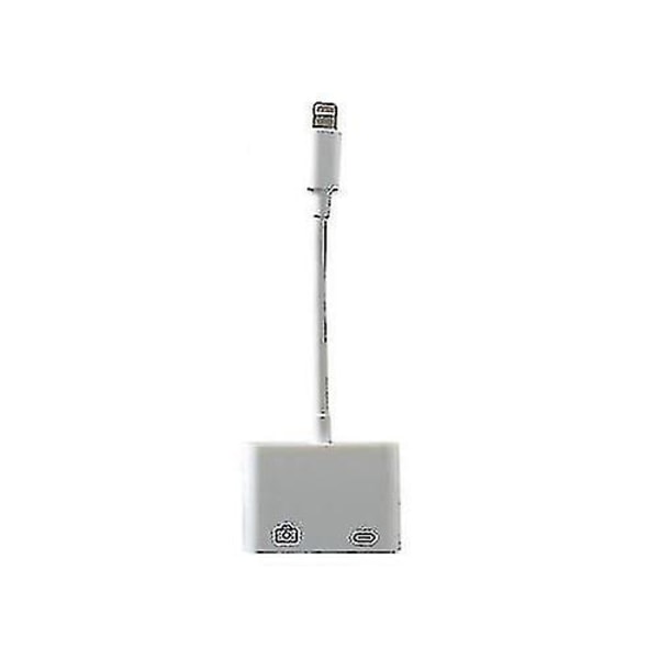Xox-lightning till USB 3.0 kameraadapter kompatibel - vit