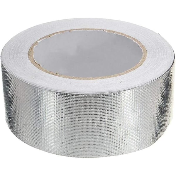 Itsekiinnittyvä lämmönkestävä lämpöä suojaava alumiiniteippi, UV-alumiinirepäisyteippi, jossa on lasiverkkokangas patojen tiivistämiseen tai 5 cm * 50 m
