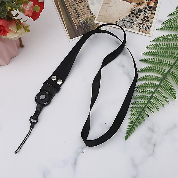 Enfärgad randig två-i-ett avtagbar roterande halterneck lanyard 19 tum