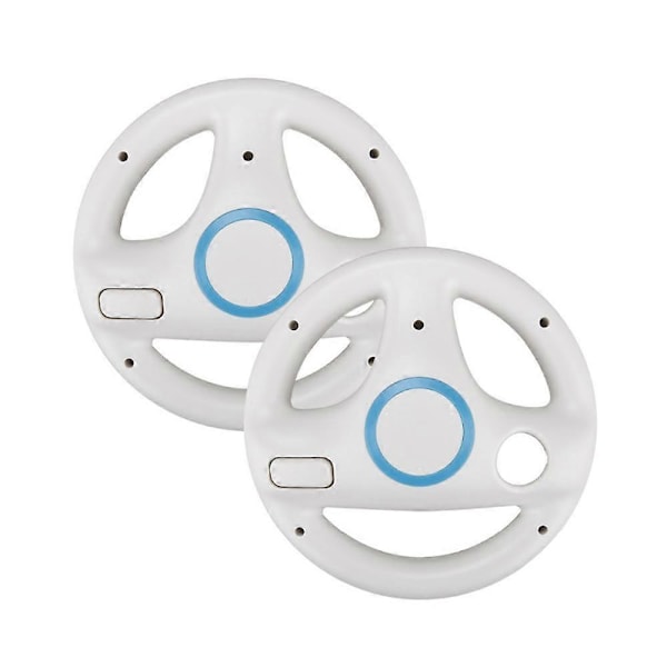 2 * Ratt för Wii, Racingratt Joystick Wii-ratt Wii Racingspel Ratt Mario Kart Racing Plastratt Speltillbehör