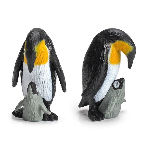 11 stk/sett Pingvinmodell Minste detalj Samlerbar Solid Antarktis Dyr Pingvin Figurlekekombinasjon for hylledekor