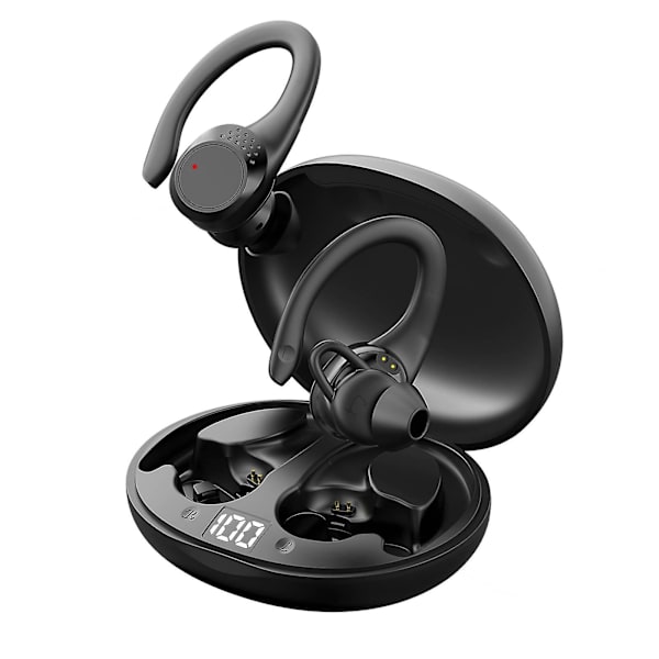 Melua kuulokkeet, jotka poistavat melun, uudet 5.2 Bluetooth-kuulokkeet, yöjuoksuvalot, langattomat kuulokkeet, urheilukuulokkeet, melunpoisto, mukavat