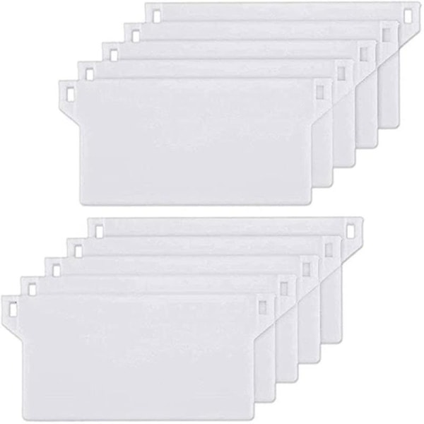 Paquete de 10 placas de peso para persiana Vertical, listón Vertical de 127mm, piezas de repuesto blancas