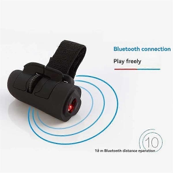 Bluetooth Mus Universal Fingerringe Optisk Mini Mus 1600DPI til Notebook Laptop Tablet Desktop PC Mus