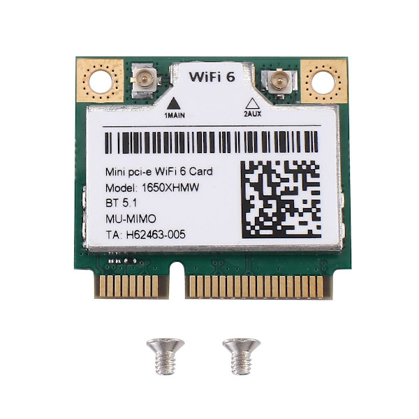 1650x 1650xhmw Ax200 Wifi-kortti Dual Band 2400mbps Bluetooth 5.1 Mini Pcie Gigabit Langaton Sovitin