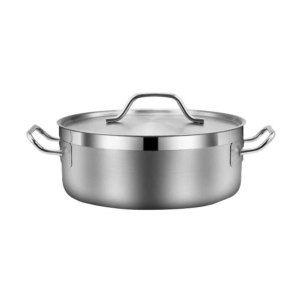 Rustfrit stål Hot Pot Pot med låg, husholdnings tyk suppegryde Special Hot Pot Pot til Induktion Co