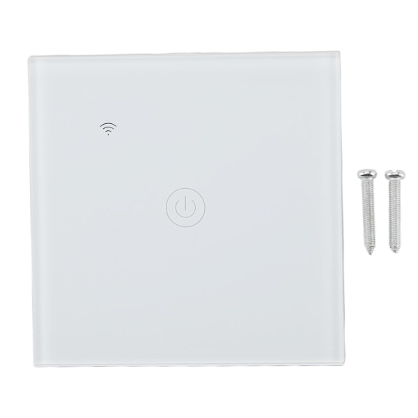 WiFi Smart Wall Light Switch Lasipaneeli Bluetooth Ääniohjaus Smart Touch Switch for Tuya Home 100 - 240V 86 Type