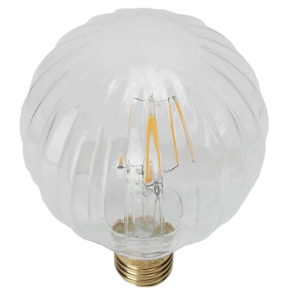 G95 Retro Pære E27 4W 220V Vannmelonformet LED Filamentlampe Dekorativ Belysning Varmt Lys Transparent