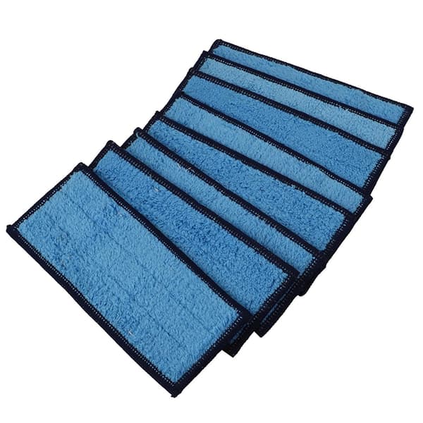 8 Pakk Mikrofiber Våt Moppputer Vaskbare Gjenbrukbare Erstatning