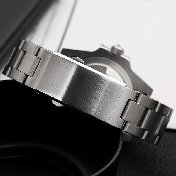 Watch säkerhetsfräst spänne Byte av klockband i rostfritt stål, 18 mm