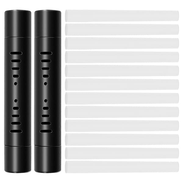 2 stk. biloliediffuser bil diffuser udluftningsclips med 12x genopfyldning - bilduftfrisker - bilparfume - biludluftning