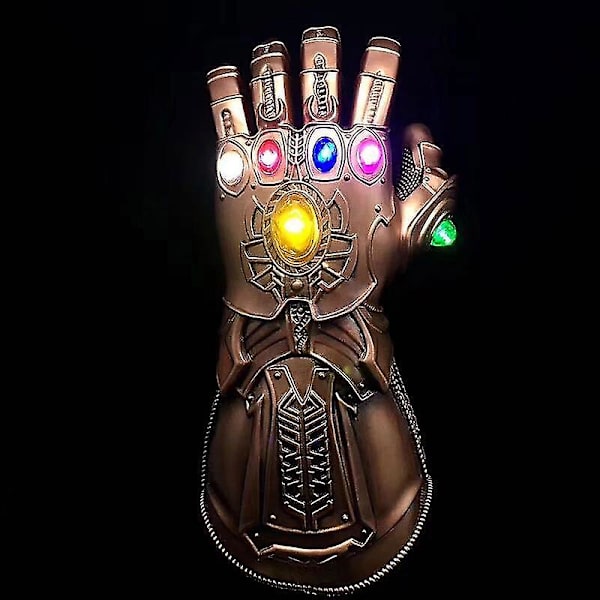 Avengers Infinity War Infinity Gauntlet LED-valo Thanos LED-hanskat Cosplay-rekvisiitta