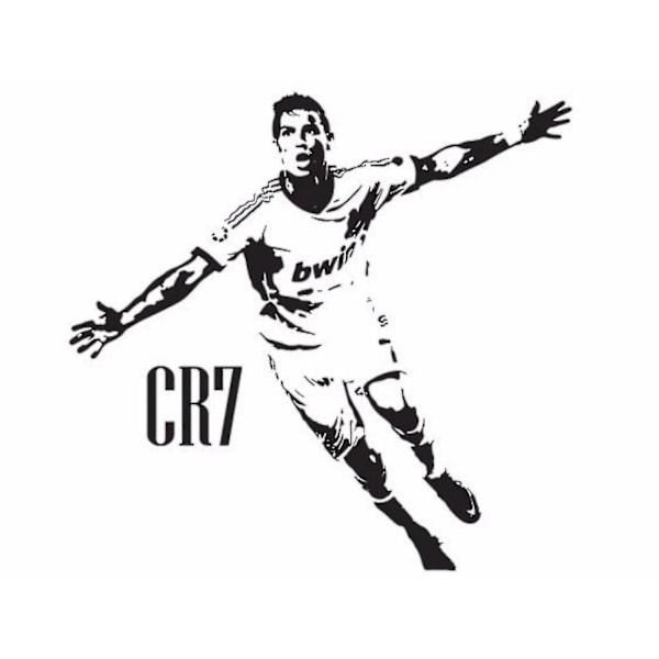 Ronaldo Fotballstjerne Rom Veggklistremerker Veggklistremerker 63x65cm/116x120cm