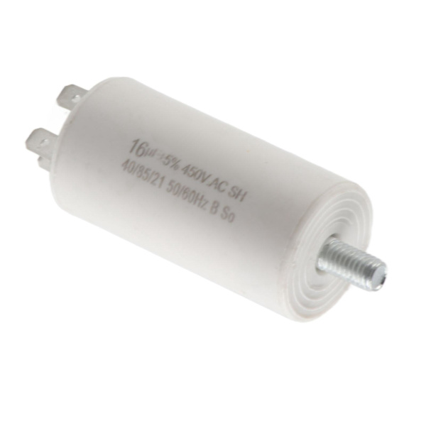 CBB60 16uf 450V Dubbel Insatt Cylinder Motor Startkondensator för Tvättmaskin