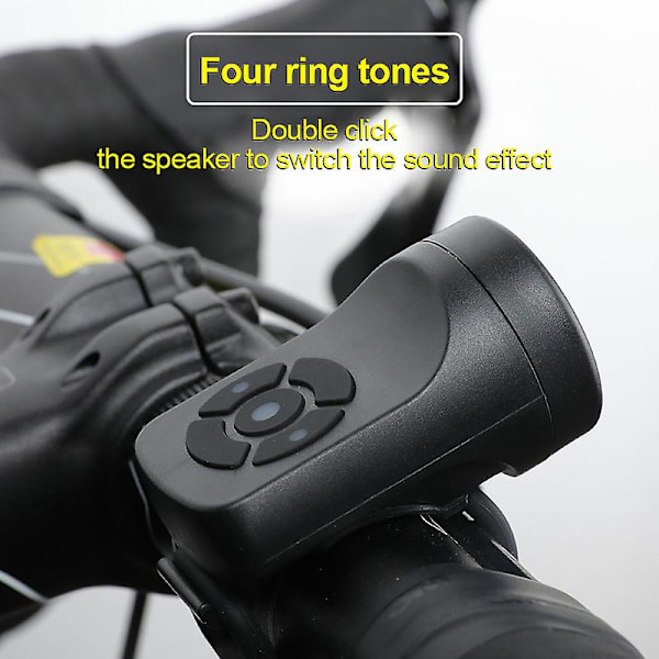 Cykelsignal 140dB Super-Hög Elektronisk Siren Horn Klocka Alarm Högtalare