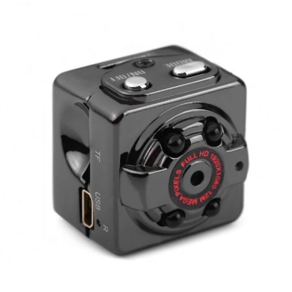 Ryra 1080p kamera Kannettava vedenalainen ulkourheilukamera Infrapuna Night Vision HD-videotallennus minikamera mikrofonilla