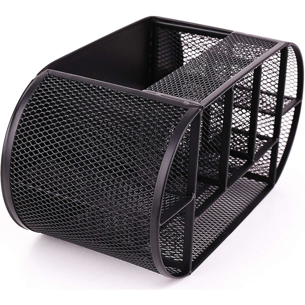 -desk Organizer, Mesh Metal Office Organizer With Drawer And Pen Holder, Stap @-1