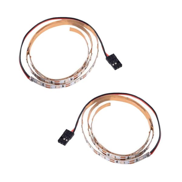 FPV Drone Fastving Navigationlys, Modellbil Servo Forlengelsesledning LED Modifisert Blå Linje L