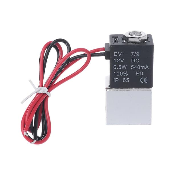 DC12V Normalt Lukket Mini Solenoidventil Elektronisk Styring Solenoidventil