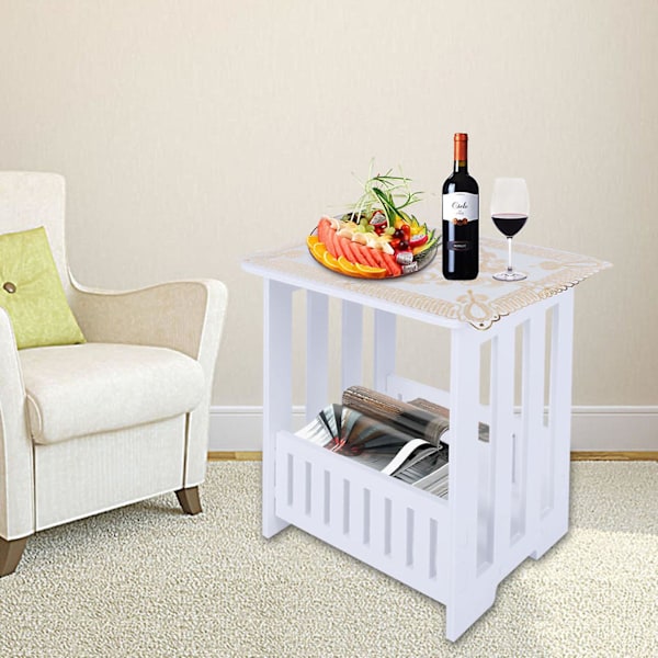 Stilful Moderne Endebord Sidekaffebord 34*26*40cm til Hjemmet